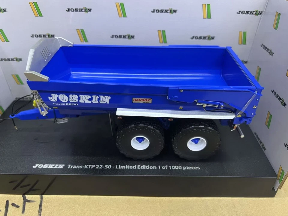 UH 1/32 Scale JOSKIN Trans-KTP 22/50 Trailer Blue Diecast Model Toy UH6818 - Image 4 of 4