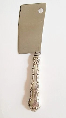 Vintage Gorham Strasbourg Sterling Handle Cheese Knife