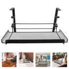  Under Desk Storage Organizer: Clamp On Desk Tray - Metal Clamp Mount Basket