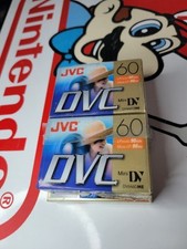 JVC M-DV60DU 60min MINI DVC Cassettes (4 Pack) NEW SEALED 