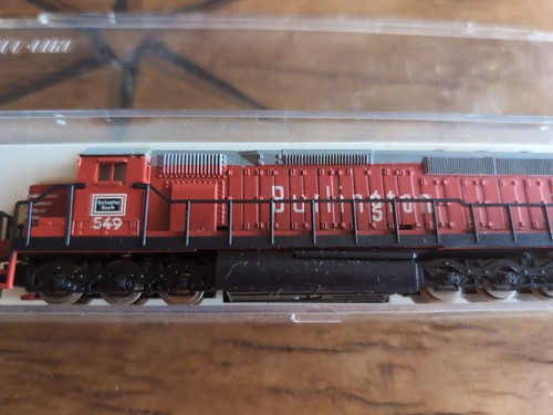 Vintage Life Like Spur N S779B SD-45 BURLINGTON Diesellok wunderschön