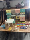 Vintage 1960's Deluxe Reading Barbie Dream Kitchen Appliances/Food/Accessories
