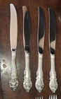 1-4 avail Charlemagne Towle Sterling Silver 1963 Place Dinner Knife 9 1/8" EUC