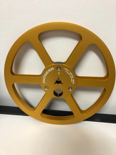 Coppia bobine in metallo alluminio 7 pollici per Pioneer Reel to Reel RT-707 (oro) - Foto 4 di 5