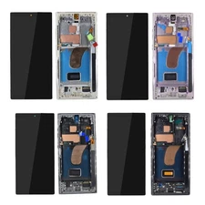 For Samsung S23 Ultra US EU Version OLED Display Screen Assembly w/ Frame Parts