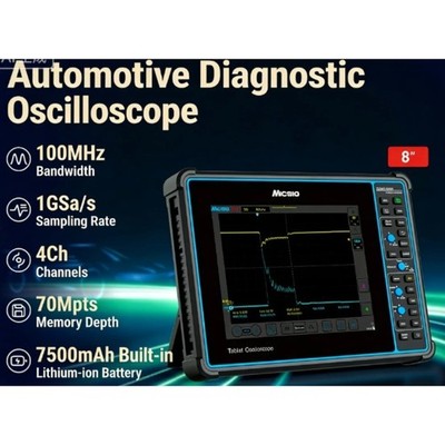 1pc Micsig SATO1004 Automotive Oscilloscope 100MHz 4 Channels 1GSa/S 