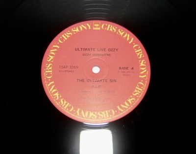 Ozzy Osbourne Ultimate Live Ozzy LPレコード OZZY OSBOURNE (UK) / Ultimate Live Ozzy (collector's item)