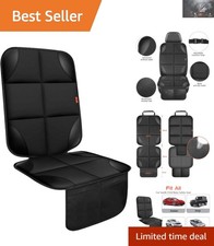 Luxury Waterproof Car Seat Protector - Thick Padding  Non-Slip Mat for Safety
