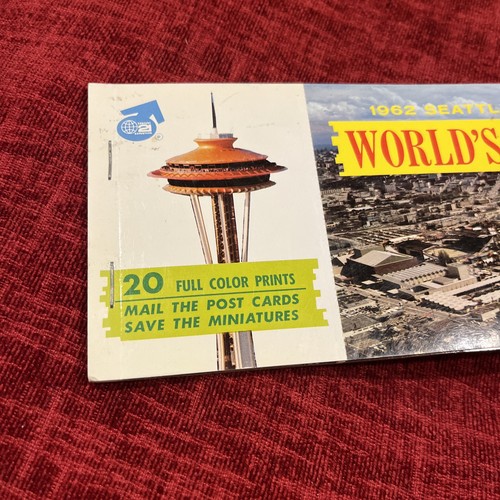 1962 Seattle World's Fair 20 Full Color Postcard Packet Crisp and Clean - Picture 2 of 19