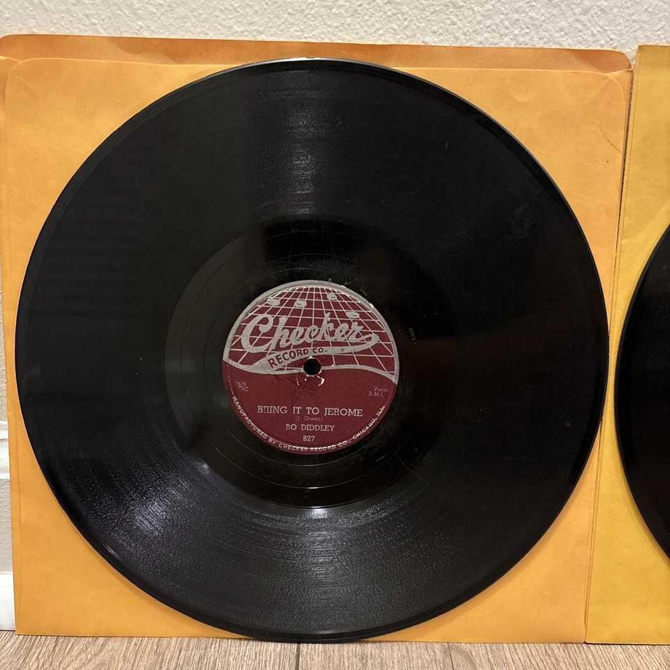 Bo Diddley 78 Rpm Lot Bring It To Jerome Diddley Daddy 1950s Rock And Roll Foto 2 de 4