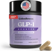 ColonBroom GLP-1 Weight Management Supplement for Women 60 Count (Pack of 1) 
