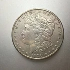 1900-S Morgan Silver Dollar $1 Coin San Francisco KM#110 Uncirculated 0.9 Fine