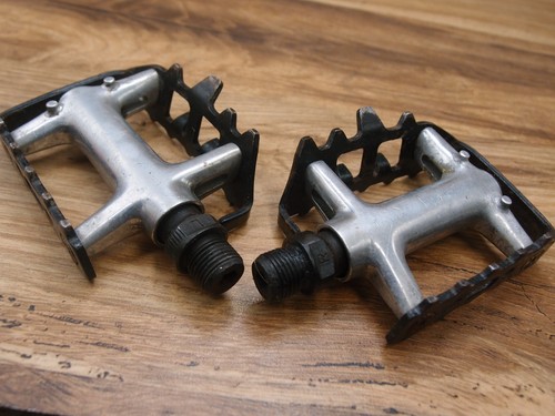 Shimano Deore DX flat platform pedals PD-M650 VIA Japan for MTB 1991 - Picture 10 of 11