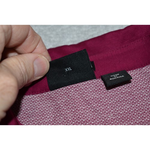 Boss Hugo Boss Golf Polo Shirt Mens Size 2XL XXL Pink Cotton  - Picture 5 of 8