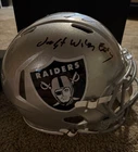 MAXX CROSBY Signed Full Size AUTHENTIC Raiders Helmet FANATICS! Auto + Inscribed