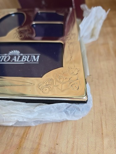 Silver Plated Satin Finish Baby Photo Album 100 - 4×6 Photos NIB - Picture 4 of 8