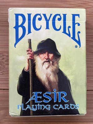 Bicycle Aesir Playing Cards Deck Norse Mythology Blue USPCC 2014
