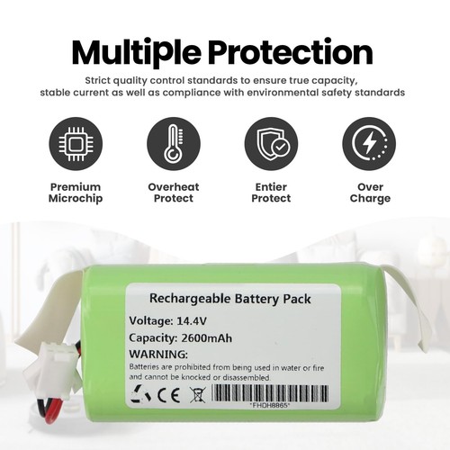 Vacuum Remplacement Batteria per Lefant M210 M210B M210P M213 M213S Aspirapolver - Foto 7 di 9