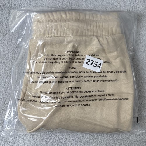 Aeropostale Peanuts Snoopy Sweatpants Women's XS Tan Fleece Cotton Blend NWT - Picture 13 of 13