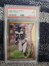 1998 Topps Chrome - Draft Picks Randy Moss #35 (RC)