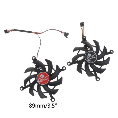 Ventilateur refroidisseur carte graphique 12V 4Pin VGA pour GeForce 3060 Ti coloré - Photo 8/10