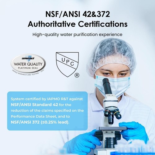 Waterdrop Water Filter for Sink Faucet, NSF/ANSI 42 Certified, WD-CTF-01 (1 Pcs) - 第 4/9 張圖片