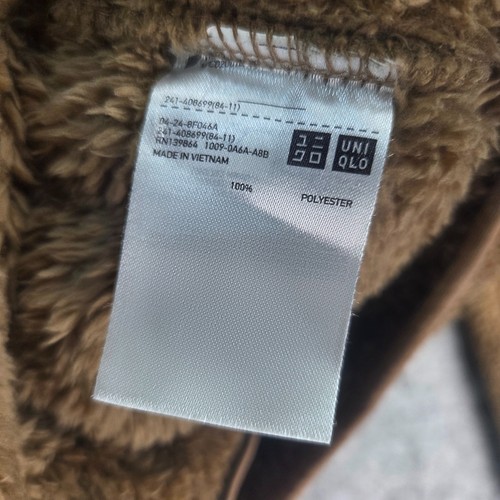 Uniqlo Jacket Womens Extra Small Brown Full Zip Fleece Winter 13153 - Picture 3 of 10