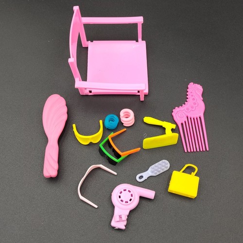 โ
๐บ๐ถ๐Barbie VTG Accessories Hair Brushers Dryer Glasses Seat Speaker ๐๐ธSEE๐ - Picture 6 of 21