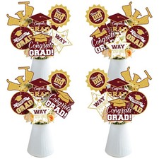 2026 Graduation Party Decorations - 24 Pcs Class of 2026 Congrats Grad Table ...