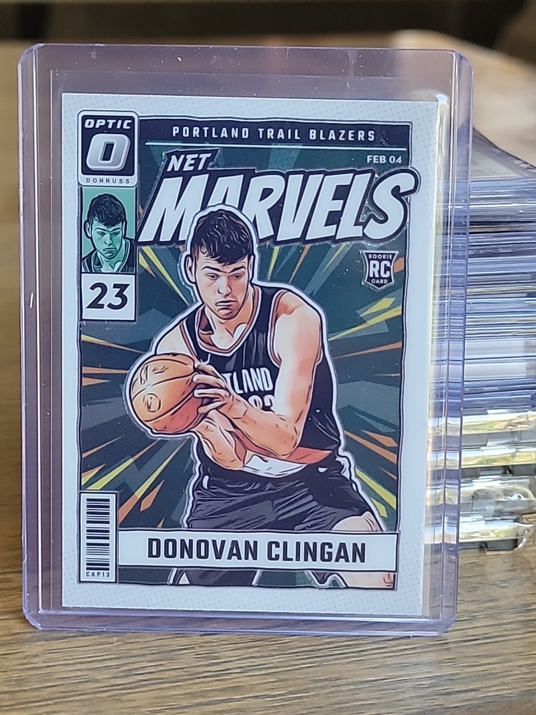 Donovan Clingan 2024-25 Panini Donruss Optic - Net Marvels Rookie RC Blazers #11