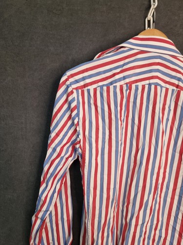 thomas pink shirt mens size 15.5 long sleeve business casual cotton - Picture 10 of 14