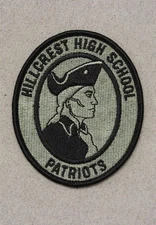 Hillcrest High School, Army JROTC Patch (#2179) - Tuscaloosa, AL