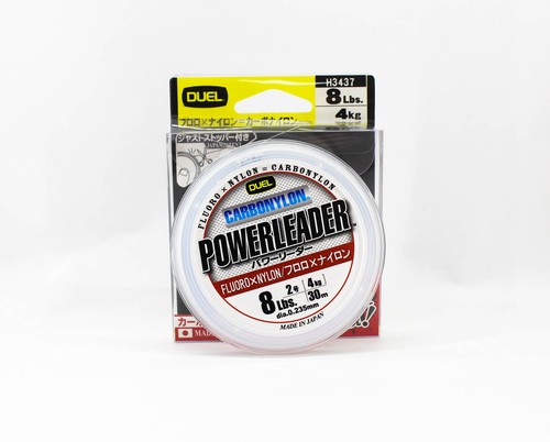 Yo Zuri Duel Powerleader Fluorocarbon Nylon Blend 30m 8lb 0.235mm H3437 - Picture 2 of 6