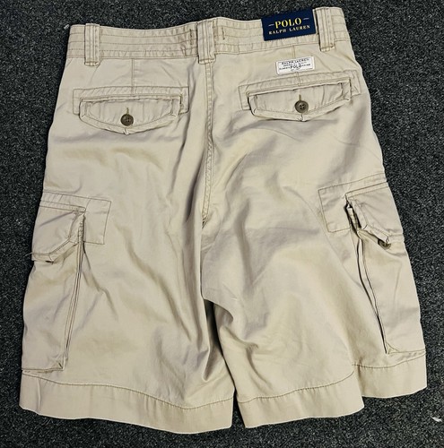 Polo Ralph Lauren Gellar Calce Clásico 10.5” Pantalones Cortos Carga Tostados Talla 32 Nuevos con Etiquetas $99