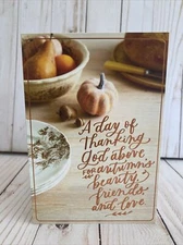 Thanking God For Autumn’s Beauty Friends, Love Joy Warm Blessings Dayspring Card