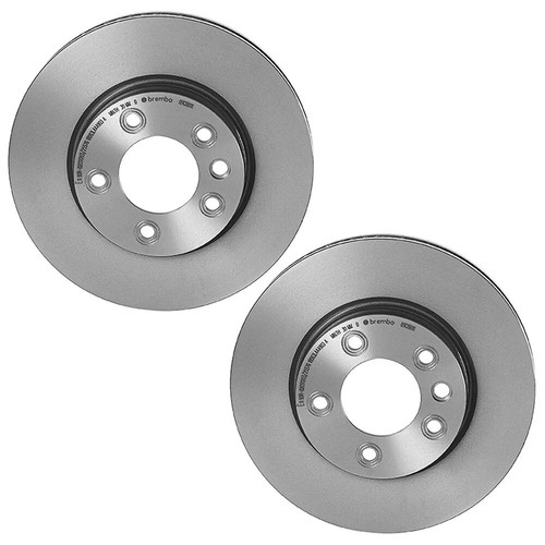 NEW Pair Set of 2 Front Brembo Disc Brake Rotors for Porsche Cayenne VW Touareg - Picture 2 of 4