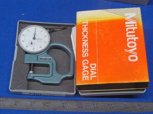 NEW Mitutoyo 7301 Dial Thickness Gage .01MM-10 MM            N-456