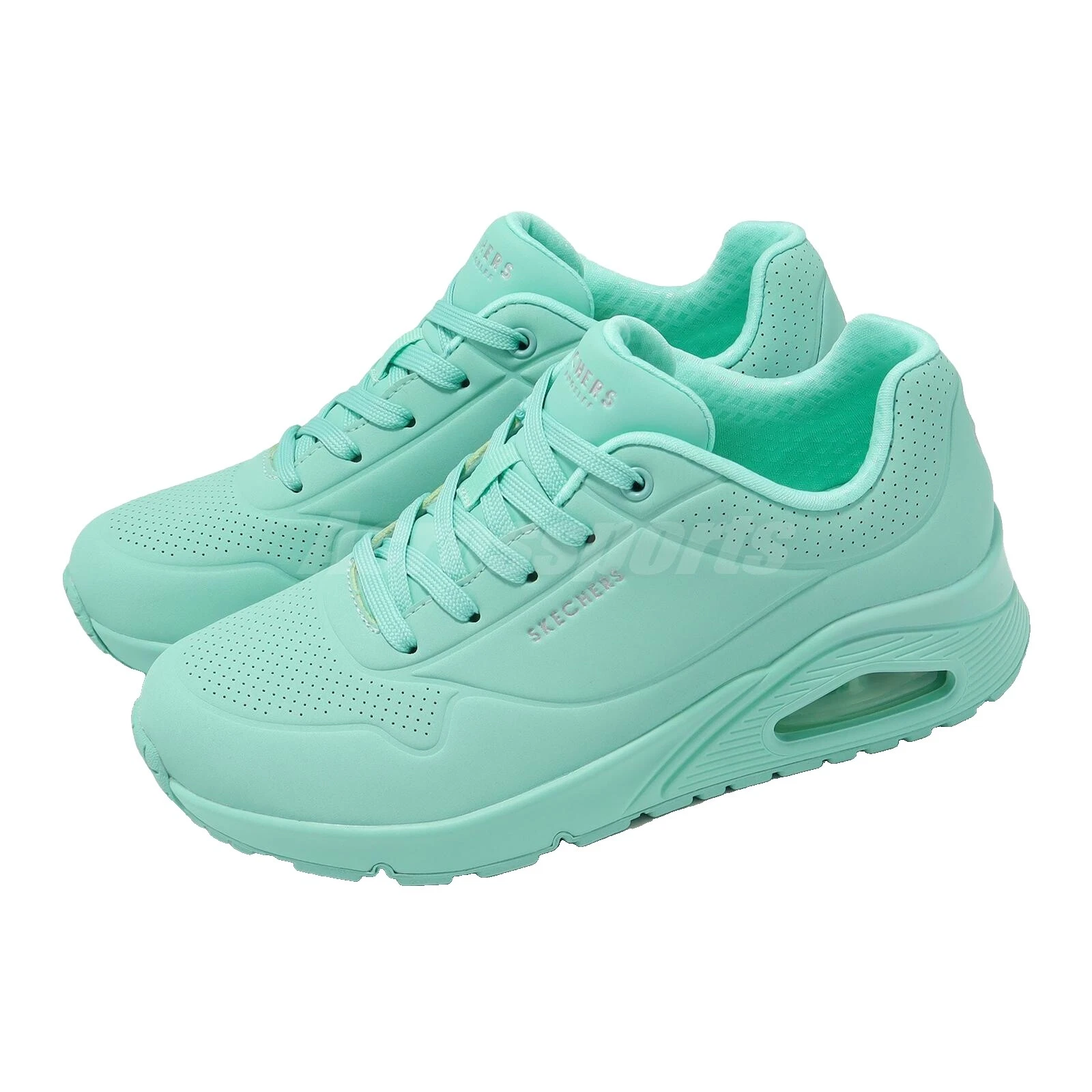 SKECHERS Faux Leather Athletic Shoes for Women