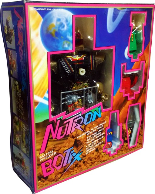 Nutronbotix 10 " Batteriebetrieben Vintage 1985 Roboter Neu! Misb Nutronbotix 10 " Batteriebetrieben Vintage 1985 Roboter Neu! Misb