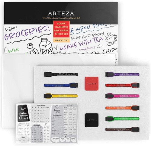 Arteza Monatlich Mehl Küche Planer Set Magnetisch Whiteboard (43.2cm x 27.9cm) - Bild 5 von 5
