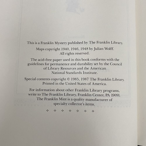 GREAT CASES of SHERLOCK HOLMES by Sir Arthur Conan Doyle 1987 Franklin Library - Picture 5 of 8