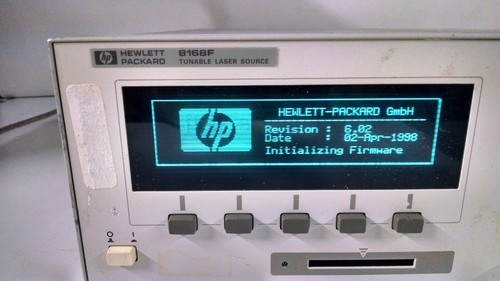 HP Agilent 8168F Tunable Laser Source NO OPTIONS POWERS ON AS IS READ AD  - Picture 3 of 12