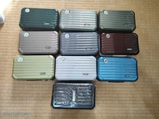 All 9 RIMOWA & 1 Salvatore Ferragamo EVA Air 1st Class Amenity Kit Toiletry Bags