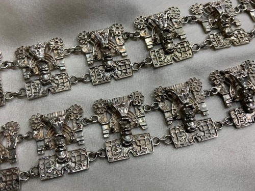Bracelet and Necklace Mexico silver 925 - Picture 6 of 11