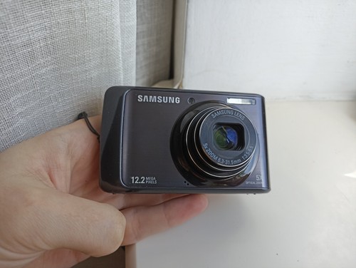 🔥Samsung PL55 Schwarz 12.2MP Digitale Kompaktkamera🔥FUNKTIONIERT FULL SET🔥 - Bild 1 von 7