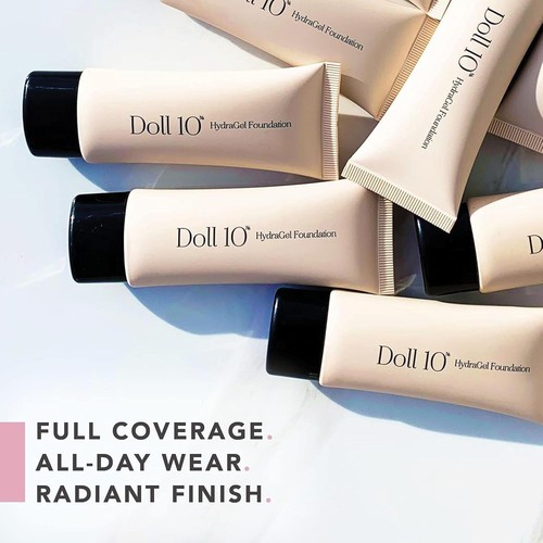 PACK DE 2 / Doll 10 Base HydraGel 1 fl. oz. / 30 ml cada uno - SOMBRA: bronceado - Imagen 5 de 10