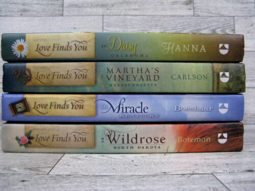 Guideposts 4 Books Love Finds You Miracle KY Wildrose ND Martha's Vineyard MA - Foto 3 di 12