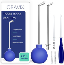 Oravix Tonsil Stone Vacuum, Tonsil Stone Remover Vacuum Suction, Tonsil Stone Cu