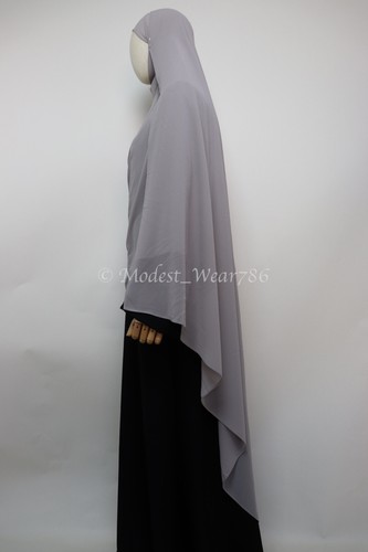 XL Premium Chiffon Hijab Wrap Shayla Scarf Shawl Muslim Headcover 26 Colors - Picture 24 of 139