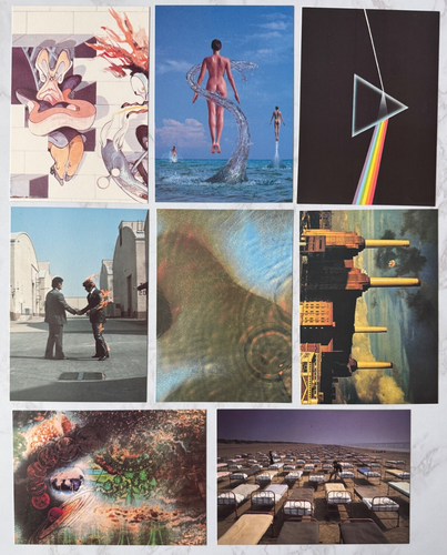 Pink Floyd Shine On 9 CD BOX SET! 1992 COMPLETE! w/Postcards & Book! RARE! OOP! - Picture 5 of 24
